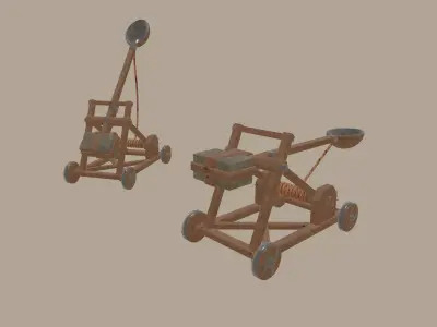 Catapult 3D model