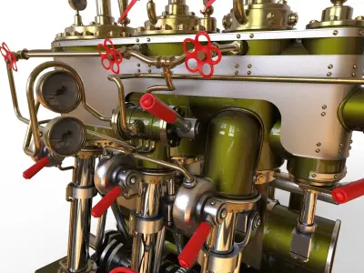  Marine Steam Machine 3D model