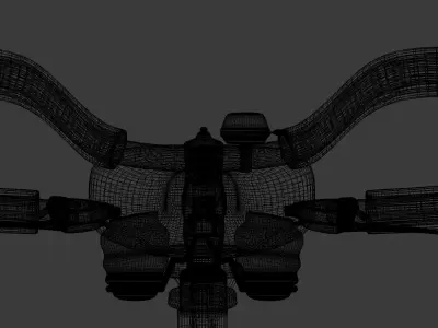 Touring Bicycle 3D model