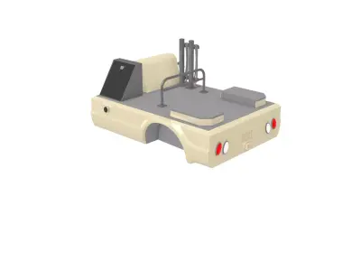 1999-2016 Ford Welding Bed Low-poly 3D model