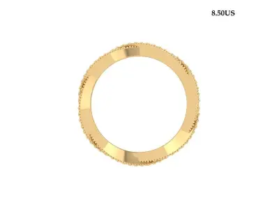 Infinity Wedding Band 3D print model order