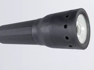 Flashlight - Torch Low-poly 3D model