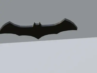 3D model Batman blade Low-poly 3D model