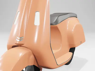 Motorcycle or scooter 3D model