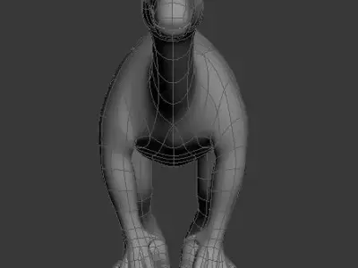 Dinosaur Low-poly 3D model 2