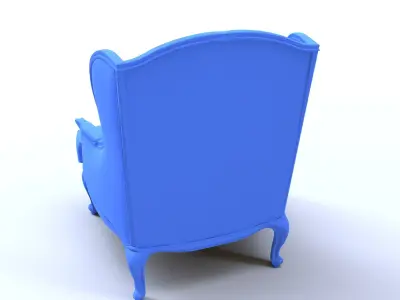 Armchair 1 3D print model