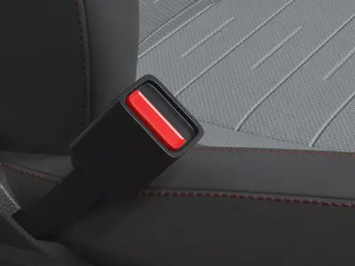 Modern Vehicle Seat With Arm Support 3D model