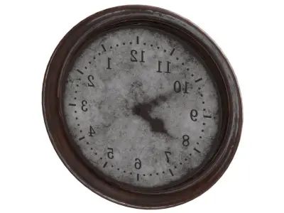Antique Wall Clock  3D model