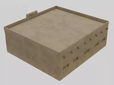 Egyptian House Free 3D model