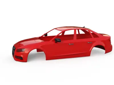 audi a4 saloon 2011  3D print model