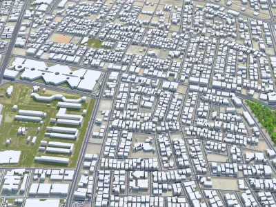 Dammam City Saudi Arabia 3D model