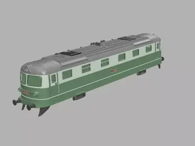 CZECH Train Skoda E 669-1 Scale Z 3D print model