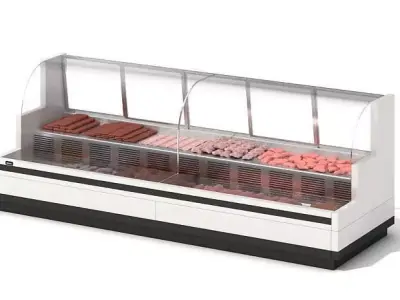 Modern Food Display 3D model