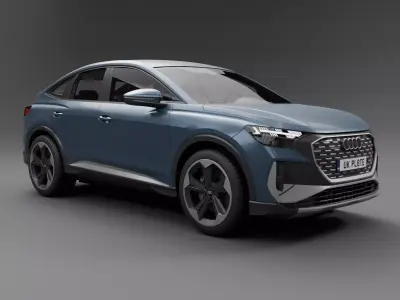 Audi Q4 Sportback E Tron Free 3D model