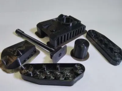 tank little model 3D print model