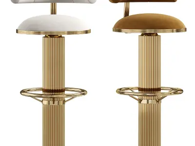 MULLIGAN I BAR CHAIR  3D model