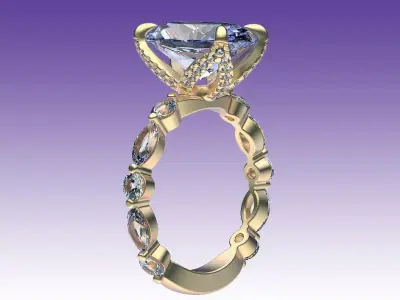 Ring Engagement Tulip 3D print model