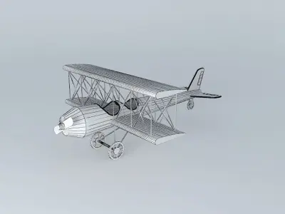 Miniature Aircraft Decoration Free 3D model