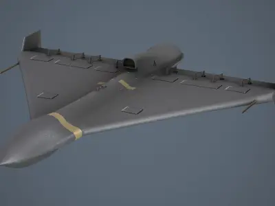 Shahed-238 - Geran -3 Low-poly 3D model