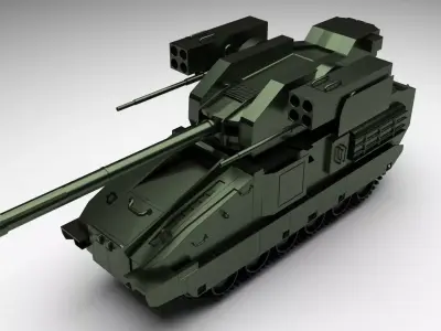 Tank Military Vehicle 3D model