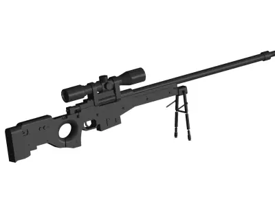 Accuracy International Arctic Warfare 3D model purchase