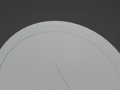 Ancient Greek City State Shield - Sparta 3D model