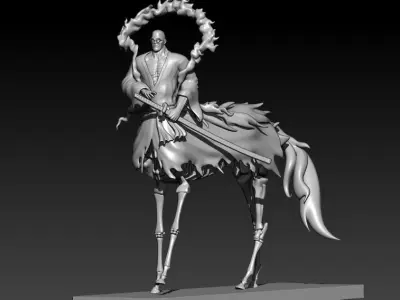 Nusjuro 2 - FIVE ELDERS - ONE PIECE - SPLIT PART 3D print model