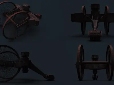 Tsar Tank 3D model purchase