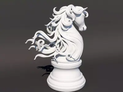 Horse 3D print model 17
