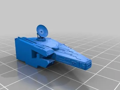 Millennium Falcon V1 1 Free 3D print model