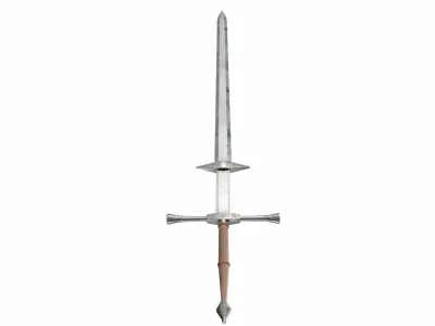 Zweihander 3D model