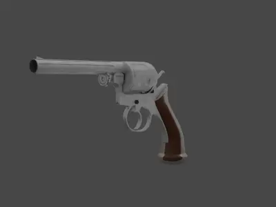 Colt revolver Free 3D model purchase