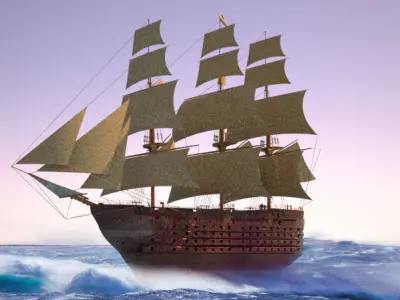 CINEMA4D - The Souls Ship 3D model