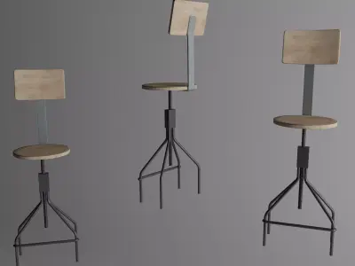 Bar Chair Free 3D model purchase