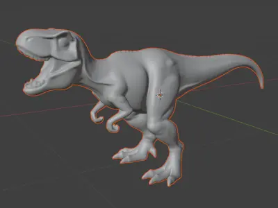 Stylized T-Rex 3D Model 3D model