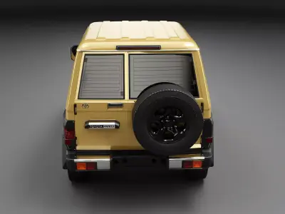 Toyota Land Cruiser GDJ71 2026 - Short Wheelbase PBR 3D model
