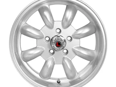 Legendary Wheel Co Minilite LW80 Silver 3D model