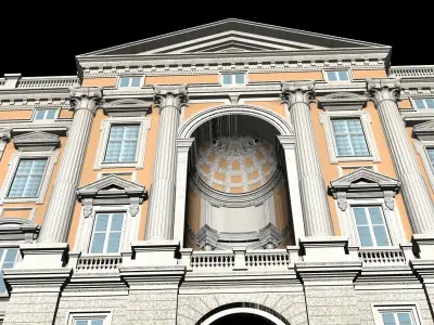 Royal Palace at Caserta Reggia 3D model