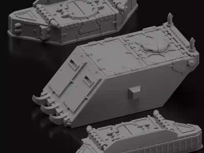 Rhino Transporter Tank 3D print model