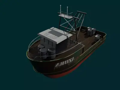 Dirty Ship Azura 3D model