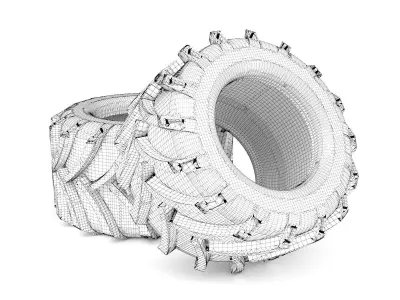Tire 10 3D model