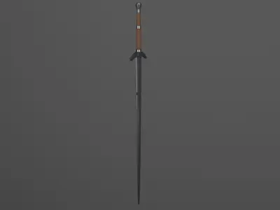 Sword Free low-poly 3D model get