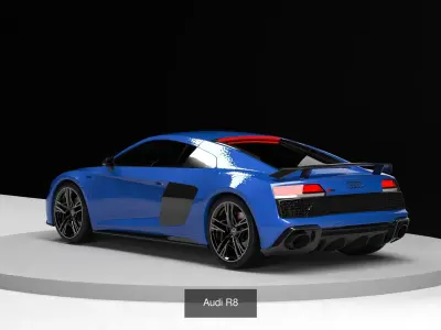 Sports cars 3D Model Pack