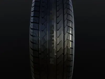 High detailed tire model 3D model