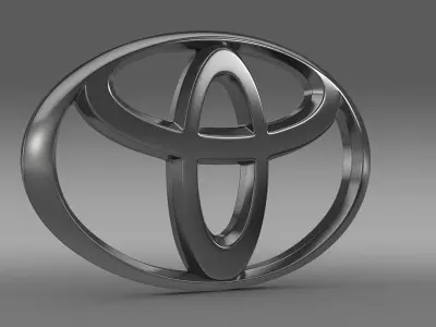 Toyota Logo 3D model
