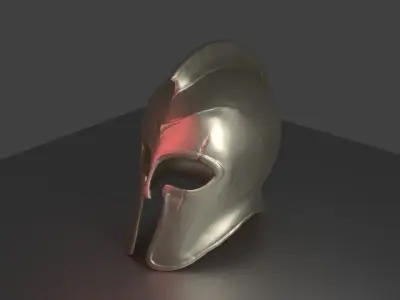 ancient greek helmet 3D print model
