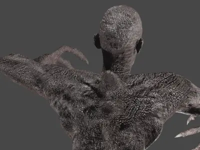 WildDinosaurMan Free low-poly 3D model