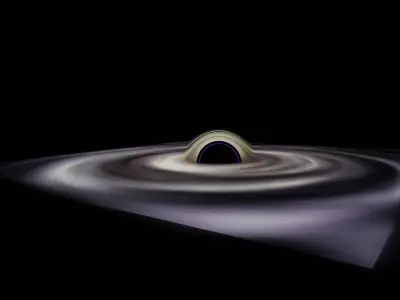 black hole Free 3D model purchase