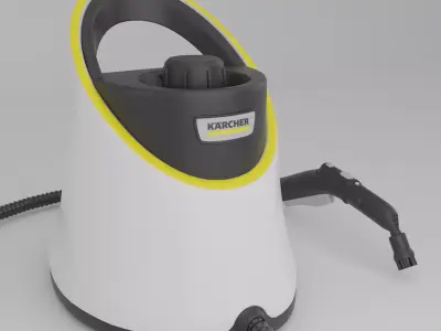Steam cleaner Low-poly 3D model purchase
