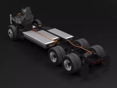 EV Truck Chassis 3D model
